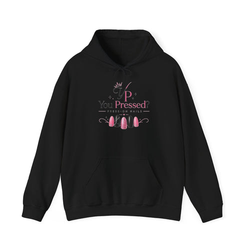 Hoodie — "You Impressed?" Pink Nail Art Graphic Hoodie