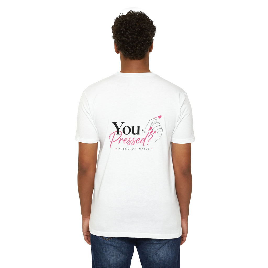 You Pressed? Logo T‑Shirt — Press On Nails Graphic Tee