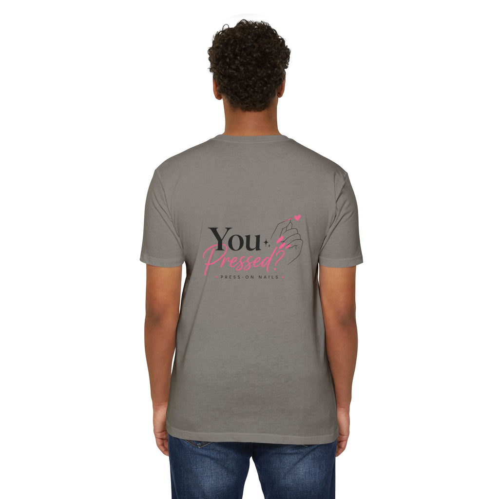 You Pressed? Logo T‑Shirt — Press On Nails Graphic Tee