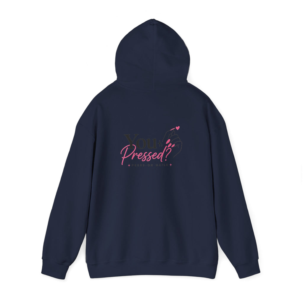Hoodie — "You Impressed?" Pink Nail Art Graphic Hoodie