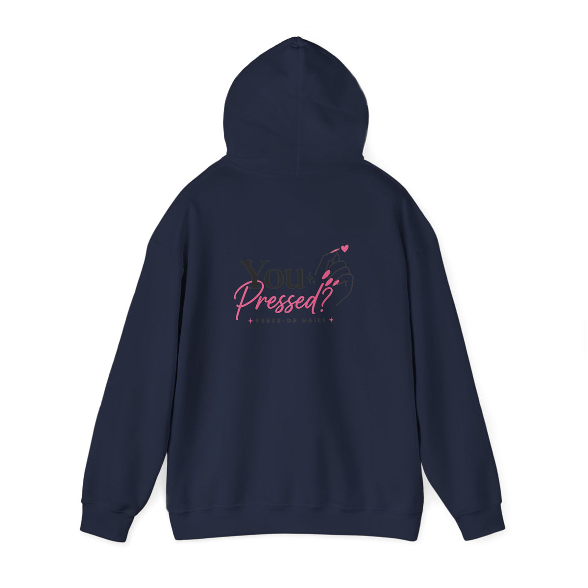 Hoodie — "You Impressed?" Pink Nail Art Graphic Hoodie