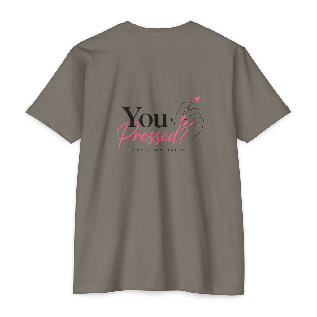 You Pressed? Logo T‑Shirt — Press On Nails Graphic Tee
