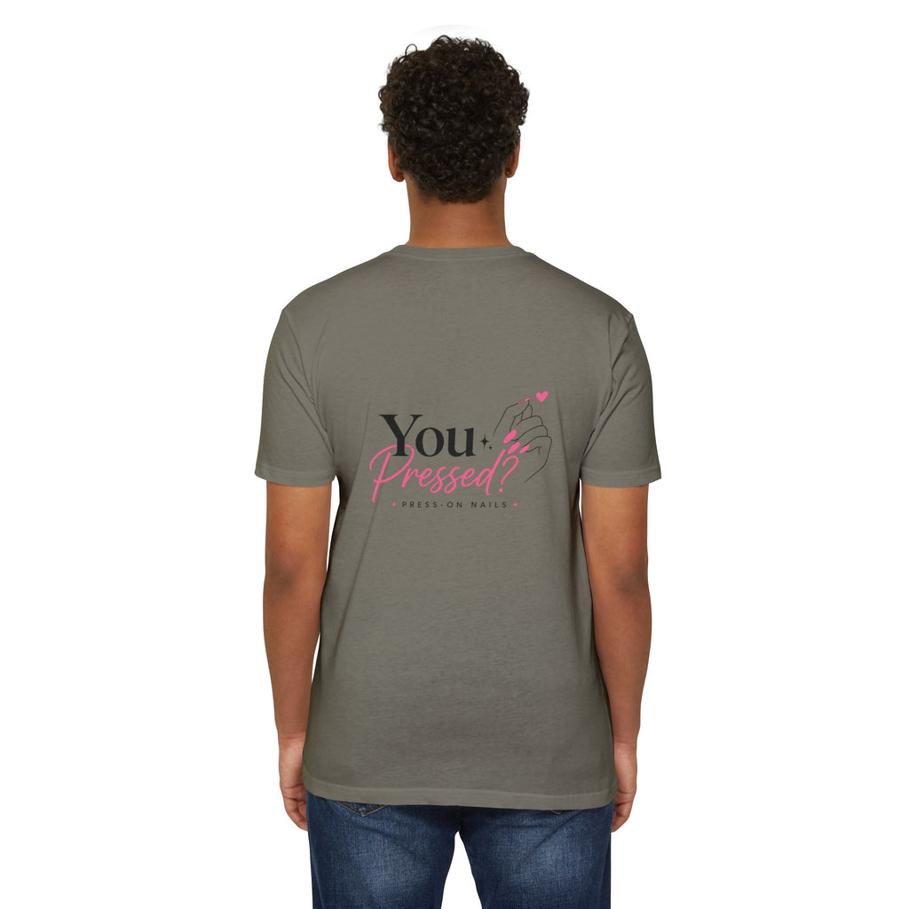 You Pressed? Logo T‑Shirt — Press On Nails Graphic Tee