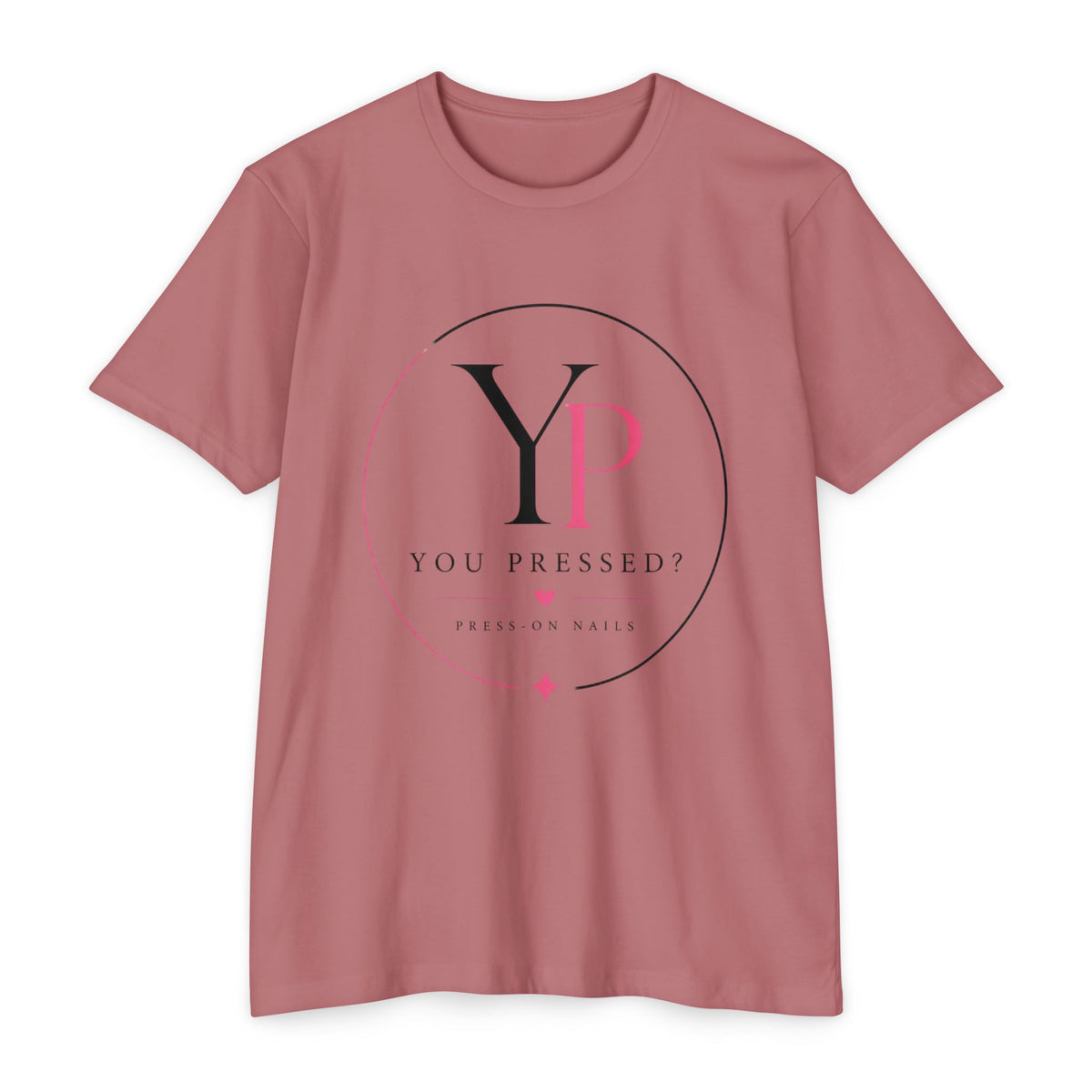 You Pressed? Logo T‑Shirt — Press On Nails Graphic Tee