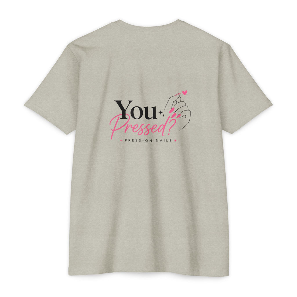 You Pressed? Logo T‑Shirt — Press On Nails Graphic Tee