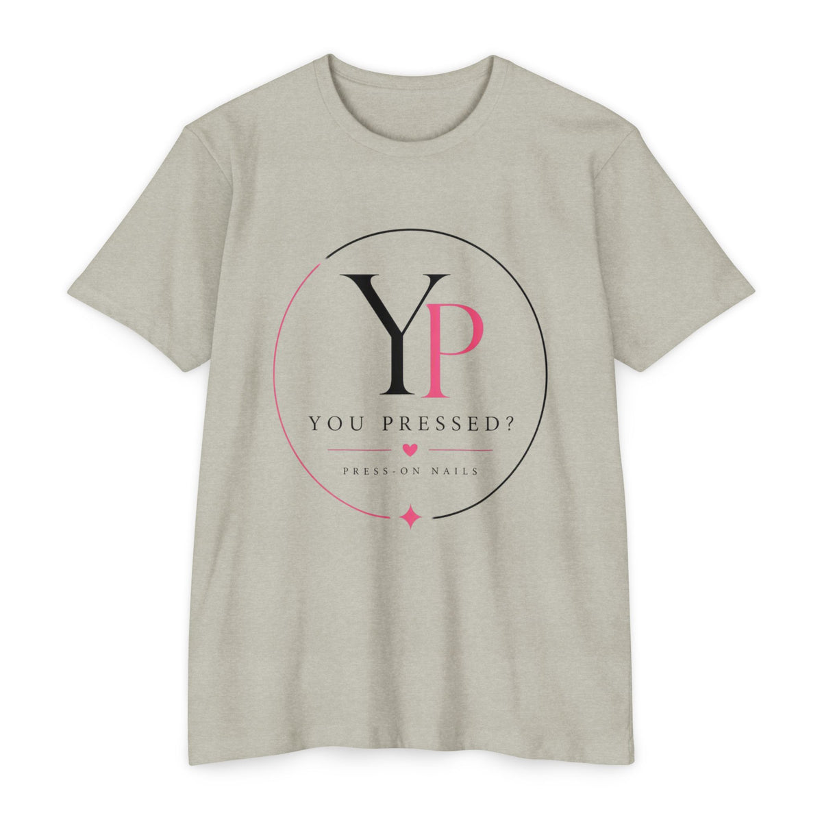 You Pressed? Logo T‑Shirt — Press On Nails Graphic Tee