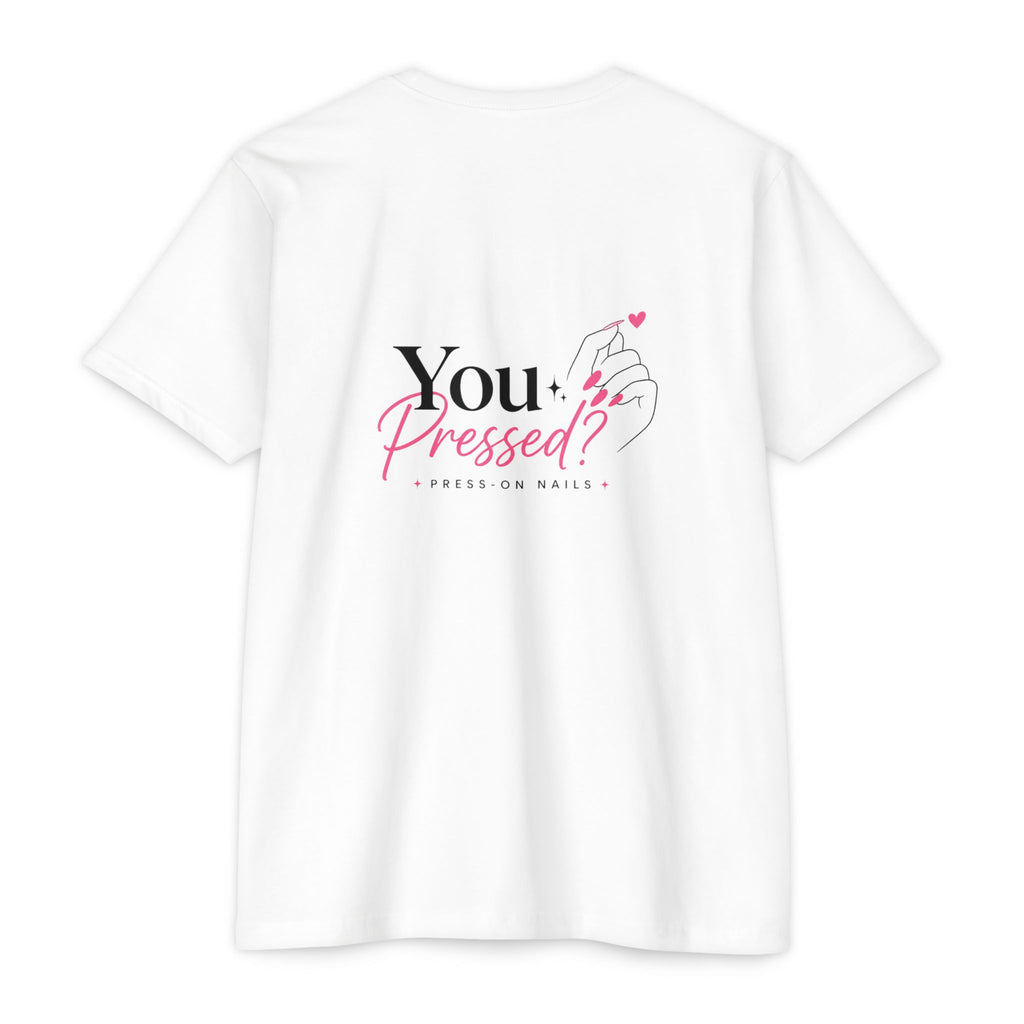 You Pressed? Logo T‑Shirt — Press On Nails Graphic Tee