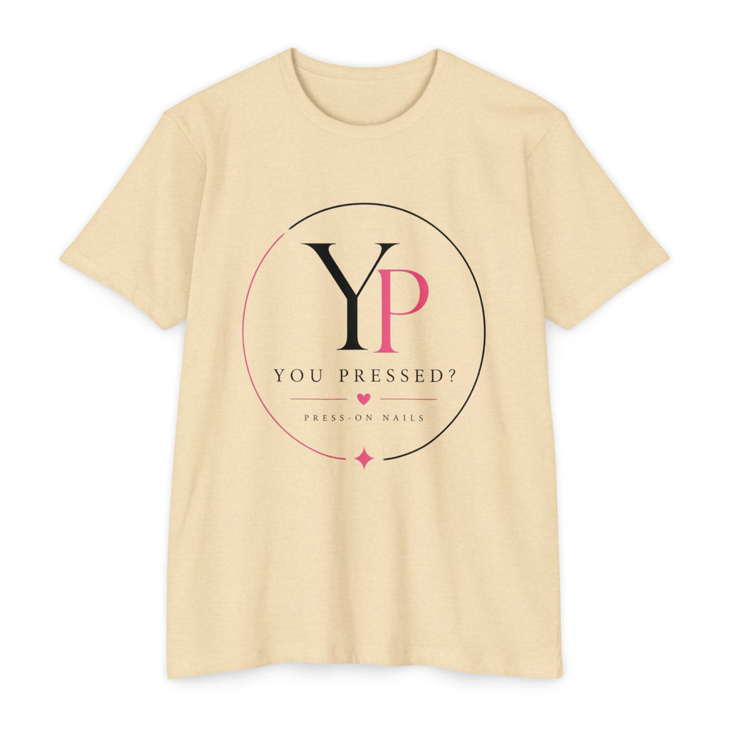 You Pressed? Logo T‑Shirt — Press On Nails Graphic Tee