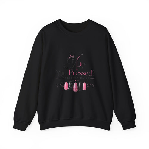 Crewneck Sweatshirt — 'You Inspire Me' Minimal Nail Art Design