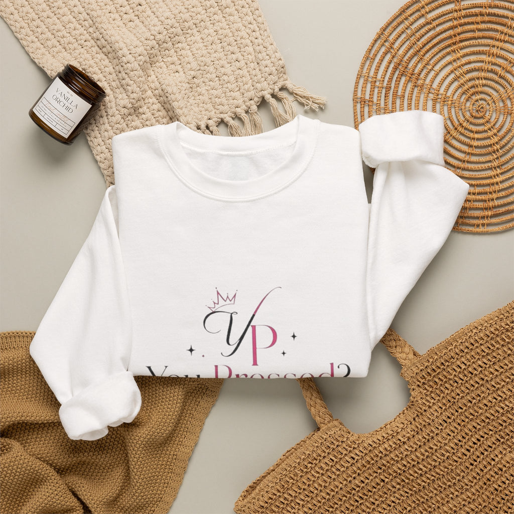 Crewneck Sweatshirt — 'You Inspire Me' Minimal Nail Art Design