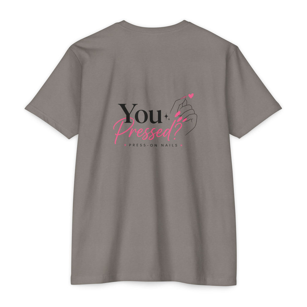 You Pressed? Logo T‑Shirt — Press On Nails Graphic Tee