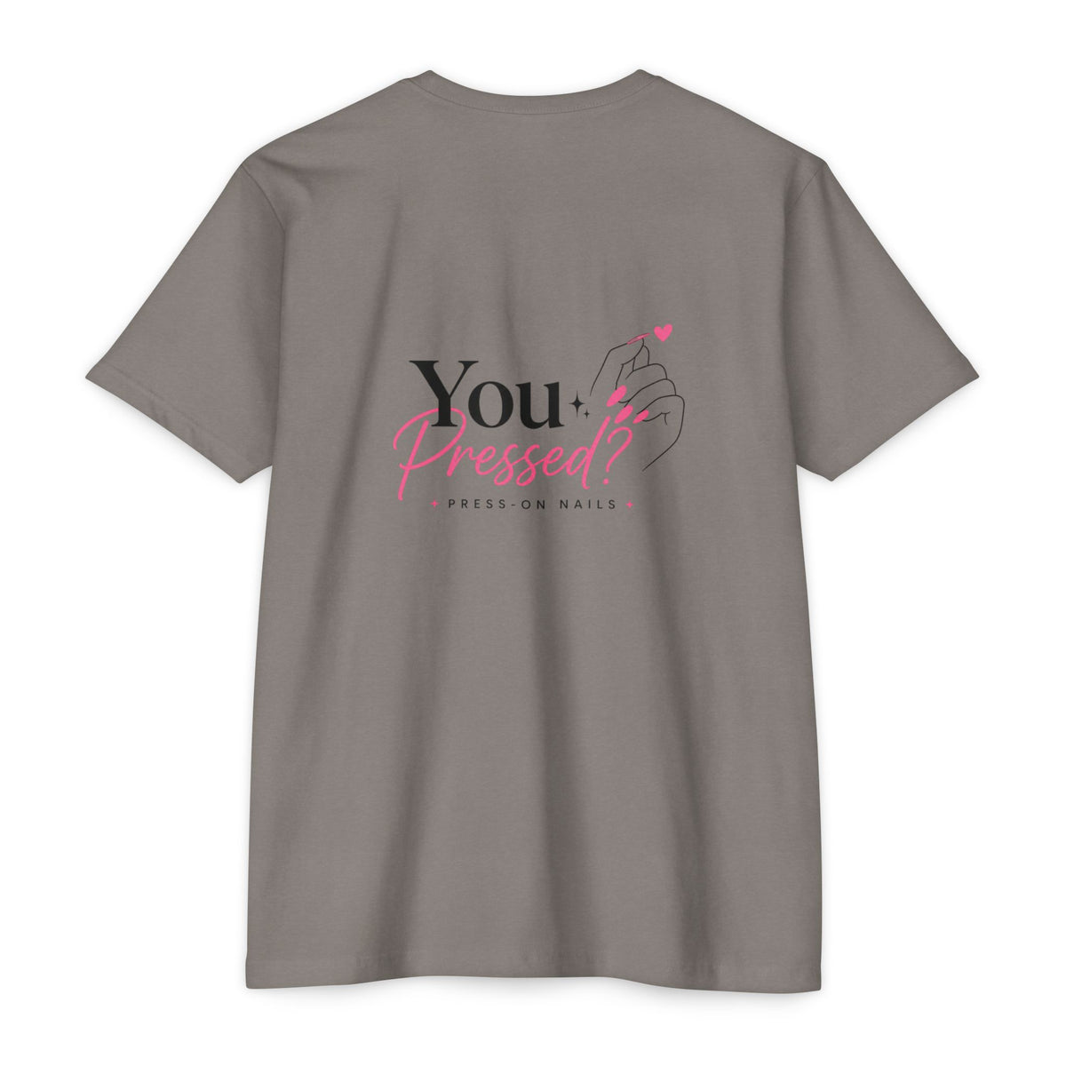 You Pressed? Logo T‑Shirt — Press On Nails Graphic Tee