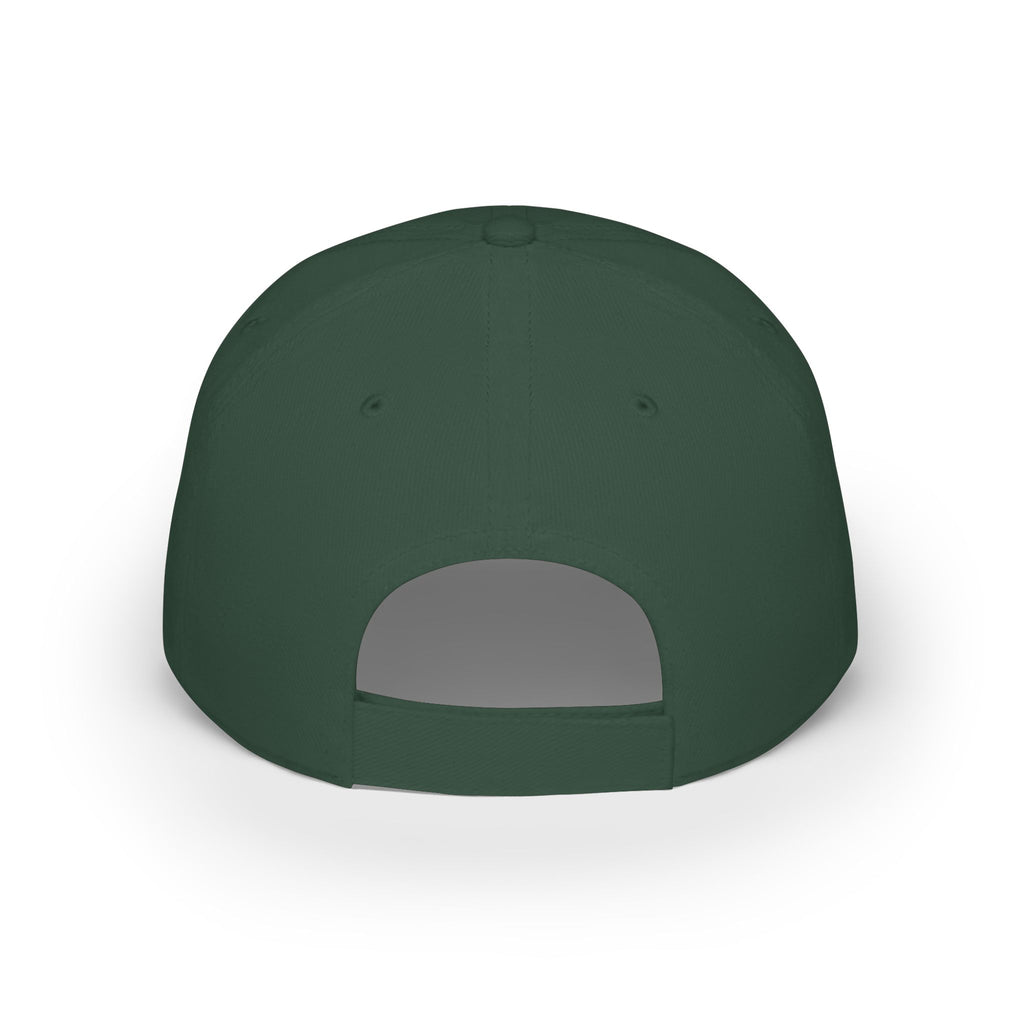 Press Slay Repeat Baseball Cap — Motivational Pink Heart Low-Profile Hat