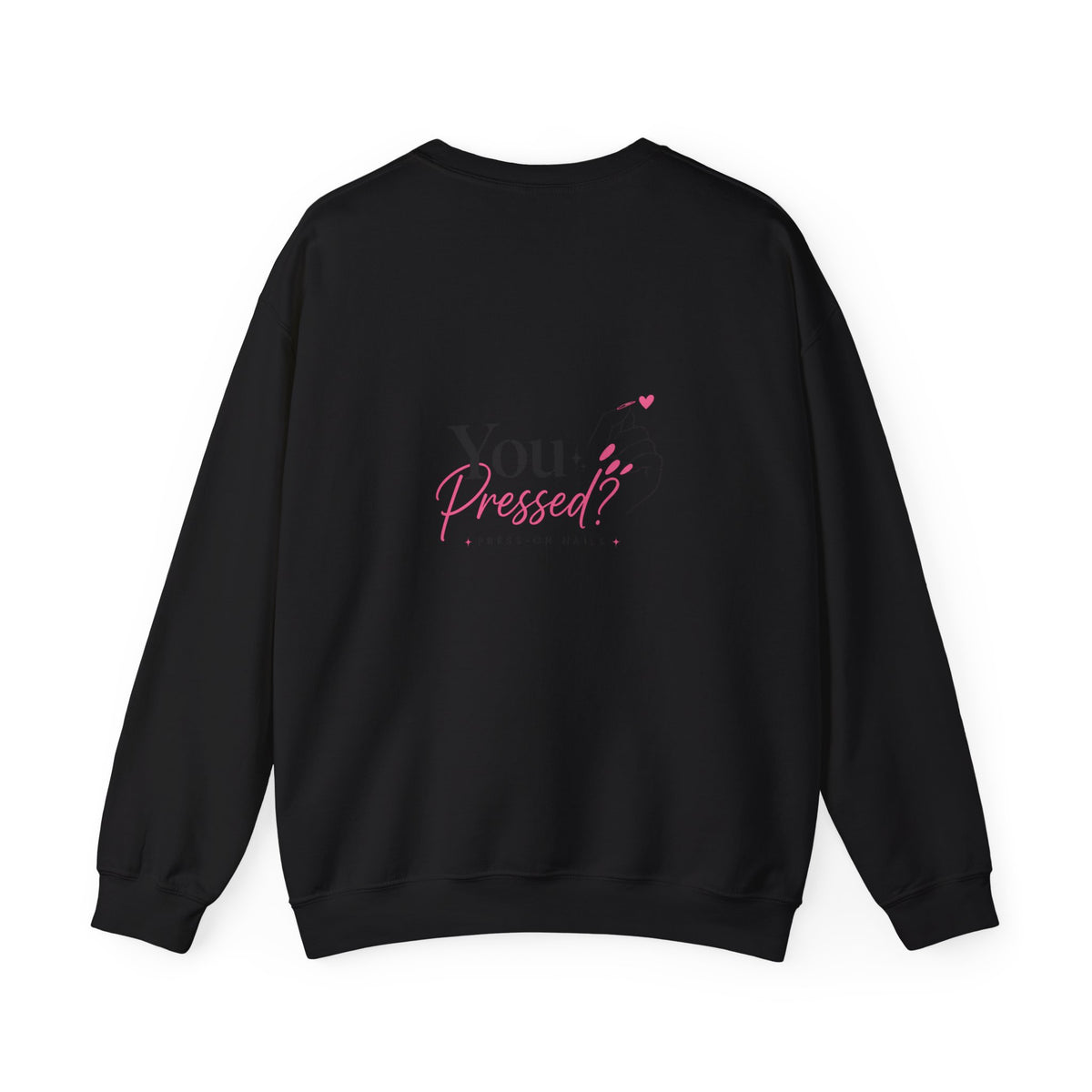 Crewneck Sweatshirt — 'You Inspire Me' Minimal Nail Art Design