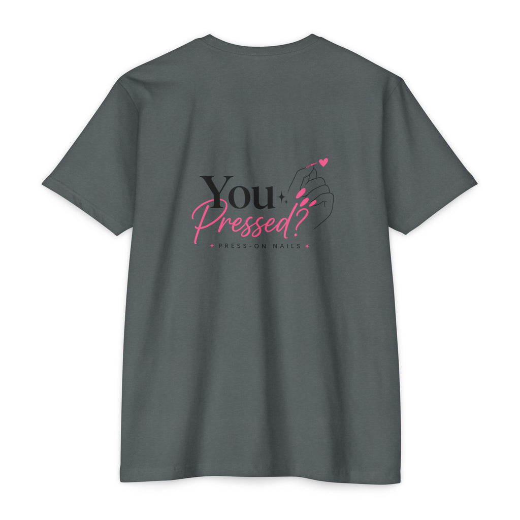 You Pressed? Logo T‑Shirt — Press On Nails Graphic Tee