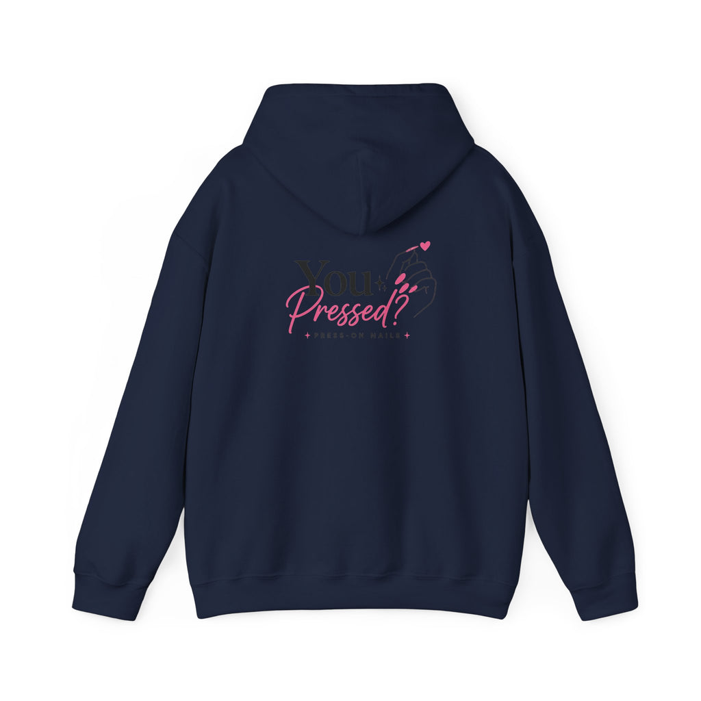 Hoodie — "You Impressed?" Pink Nail Art Graphic Hoodie