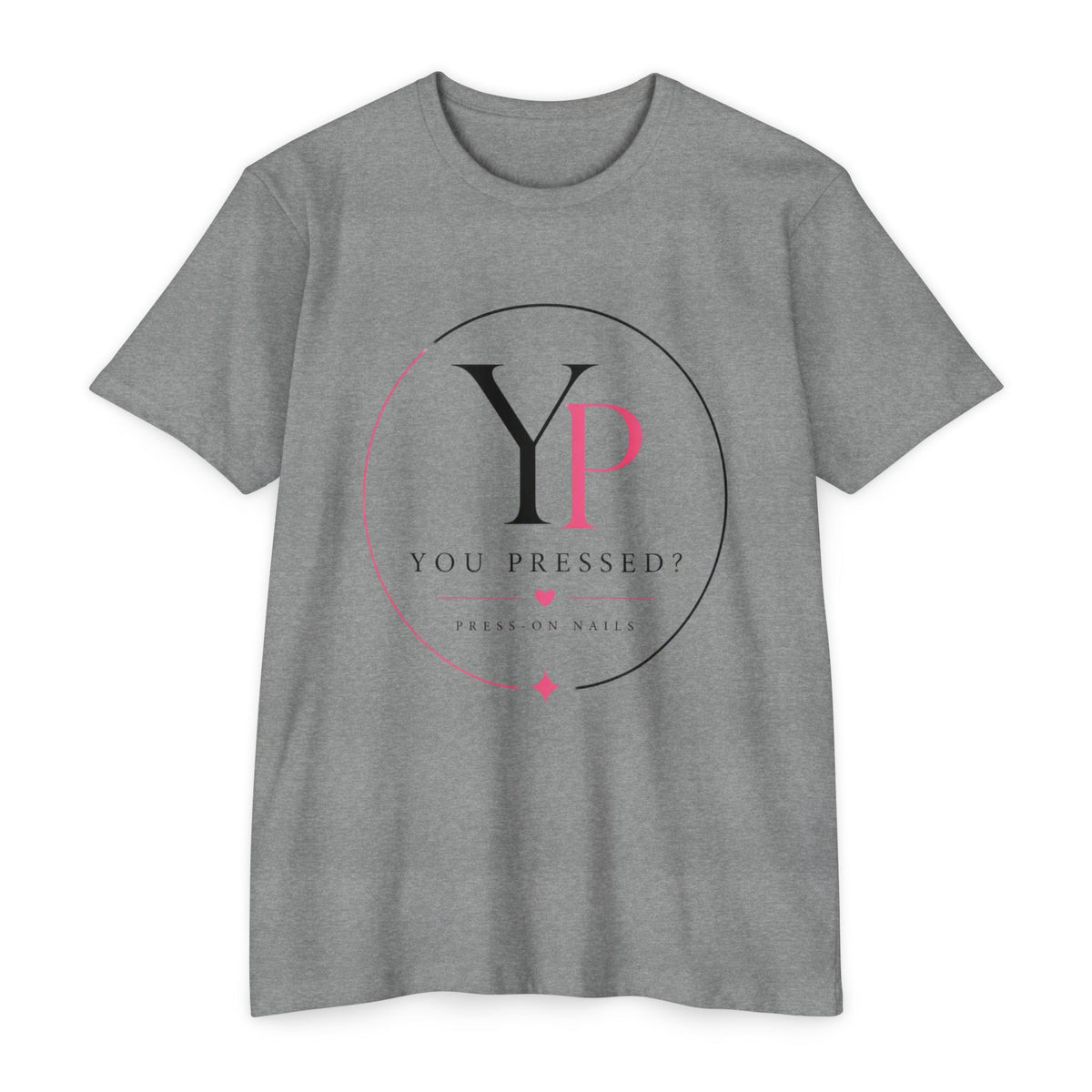 You Pressed? Logo T‑Shirt — Press On Nails Graphic Tee