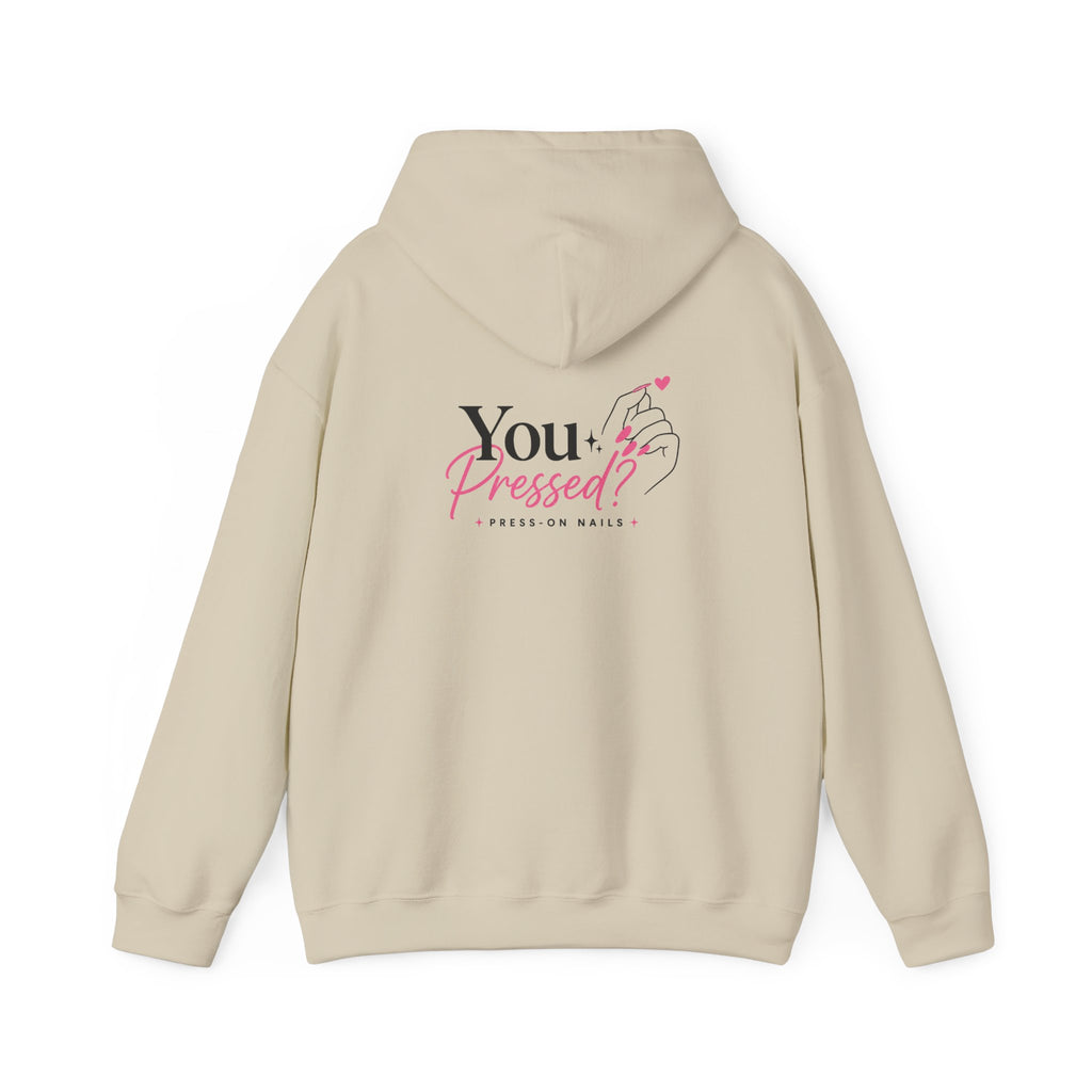 Hoodie — "You Impressed?" Pink Nail Art Graphic Hoodie
