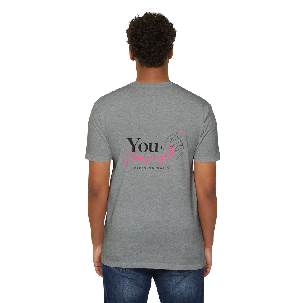 You Pressed? Logo T‑Shirt — Press On Nails Graphic Tee