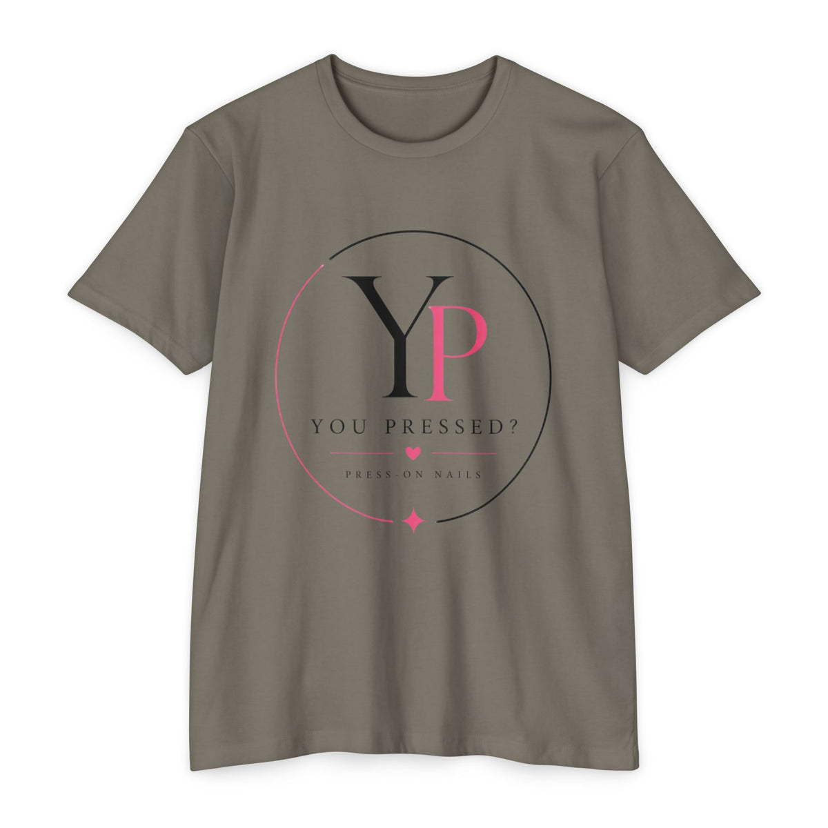 You Pressed? Logo T‑Shirt — Press On Nails Graphic Tee