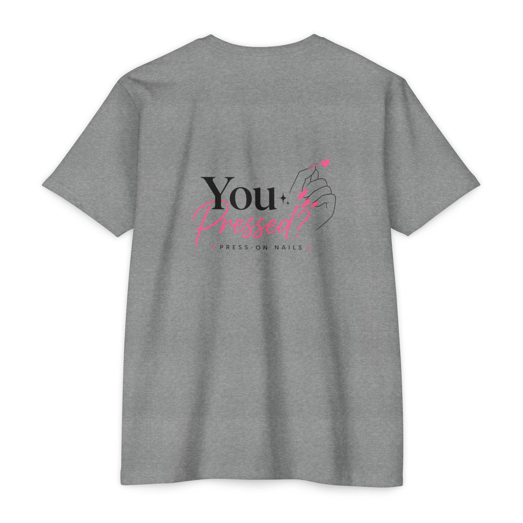 You Pressed? Logo T‑Shirt — Press On Nails Graphic Tee