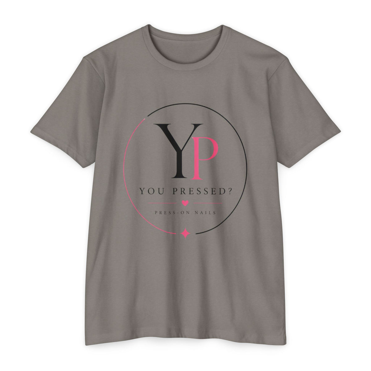 You Pressed? Logo T‑Shirt — Press On Nails Graphic Tee
