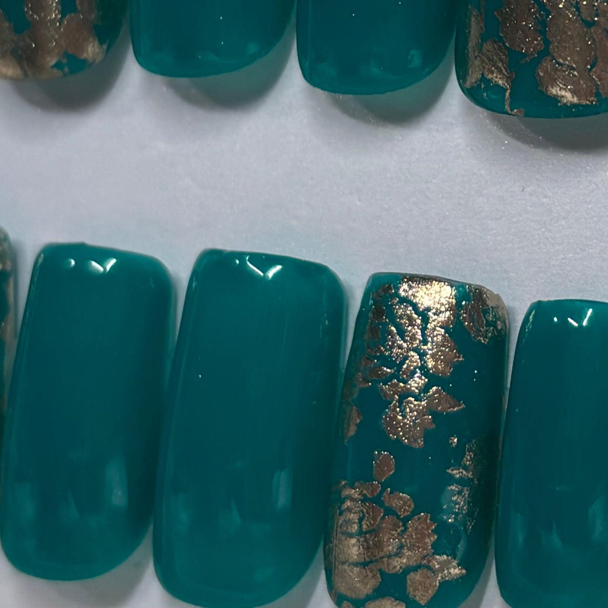 Teal Me Something Press-on Nails