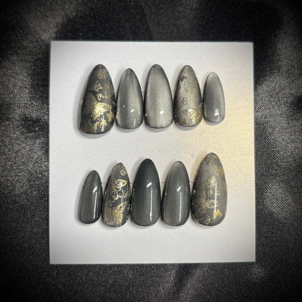 Midnight Monarch Press-On Nails