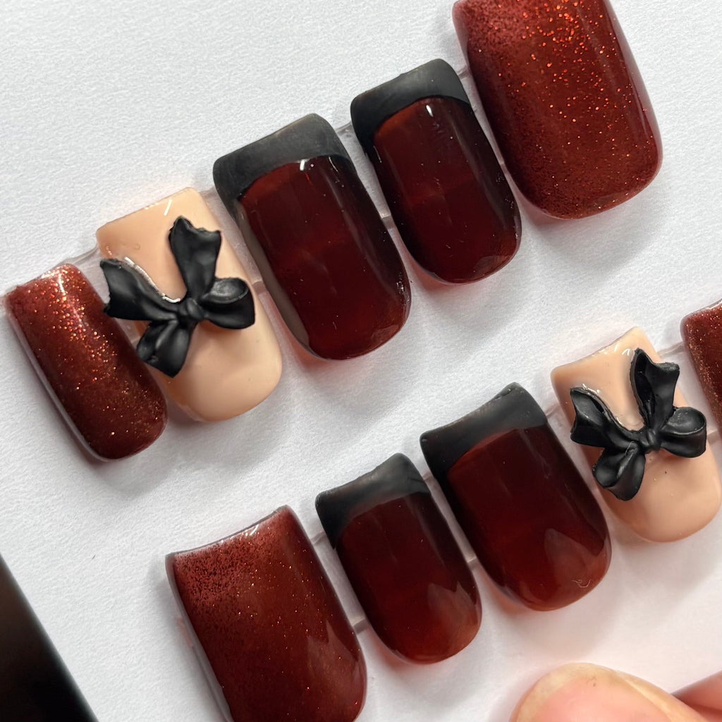 Chocolatte Press-on Nails