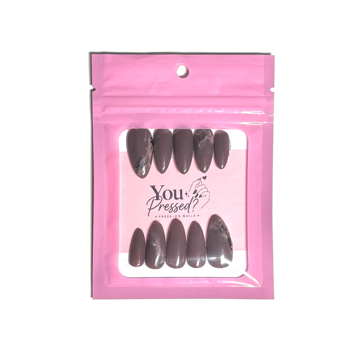 Smoked Espresso Press-on Nails