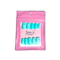 Turquoise Bloom Press-on Nails