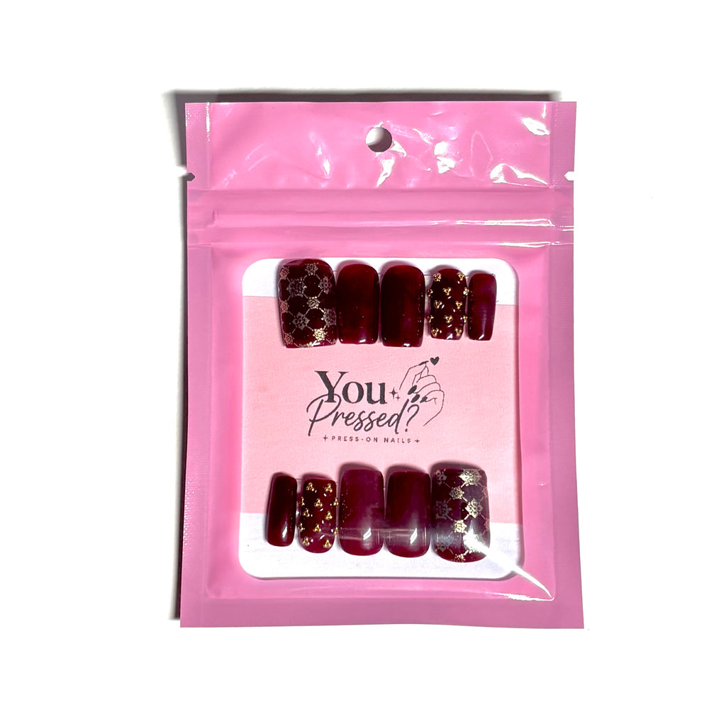 Red Velvet Press-on Nails
